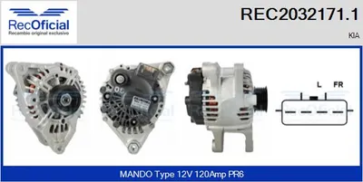 Alternador Kia CARNIVAL II