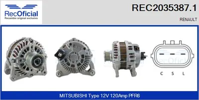 Alternador Renault CLIO IV
