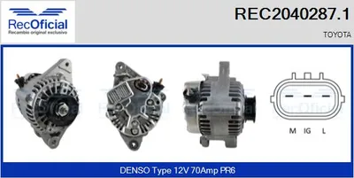 Alternador Toyota YARIS