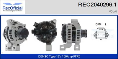 Alternador Volvo S40 II · Volvo V50