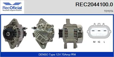 Alternador Toyota YARIS · Toyota YARIS VERSO