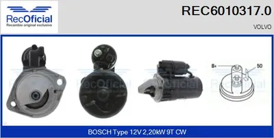 Motor de arranque Volvo 850 Estate · Volvo V70 I · Volvo S70