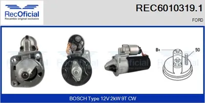 Motor de arranque Ford FOCUS C-MAX · Ford FOCUS II · Ford FOCUS II Turnier