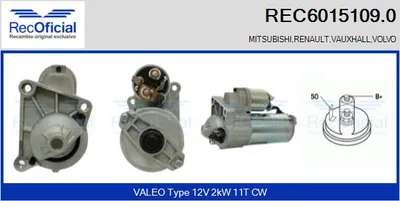 Motor de arranque Renault RAPID Box Body/MPV · Renault LAGUNA I · Renault 11