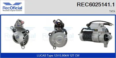Motor de arranque Tata INDICA · Tata INDIGO · Tata INDIGO MARINA