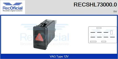 Interruptor intermitente de aviso Vw PASSAT B5 · Vw PASSAT B5 Variant · Vw PASSAT B5.5