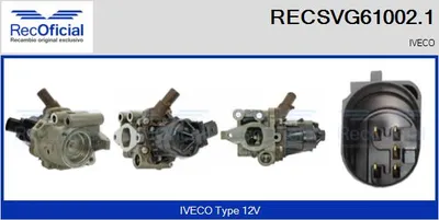 Válvula EGR Iveco DAILY VI Platform/Chassis · Iveco DAILY VI Van