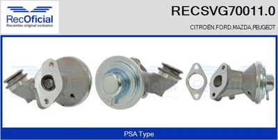 Válvula EGR Citroën XSARA · Citroën XSARA Break · Citroën XSARA Coupe