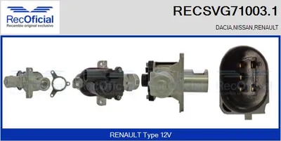 Válvula EGR Renault KANGOO · Renault CLIO II · Renault KANGOO Express