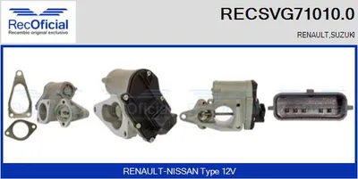 Válvula EGR Renault LAGUNA II · Renault LAGUNA II Grandtour · Renault MEGANE II