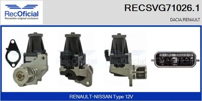Válvula EGR Renault KANGOO / GRAND KANGOO II · Renault KANGOO Express · Renault KANGOO BE BOP