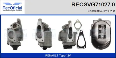 Válvula EGR Renault LAGUNA II · Renault LAGUNA II Grandtour · Renault MEGANE II