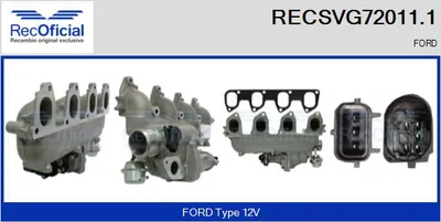 Válvula EGR Ford TOURNEO CONNECT · Ford TRANSIT CONNECT · Ford GALAXY II