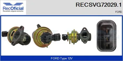 Válvula EGR Ford ESCORT IV · Ford ESCORT IV Turnier · Ford ESCORT V
