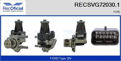 Válvula EGR Ford ECOSPORT · Ford TOURNEO CONNECT / GRAND TOURNEO CONNECT V408 MPV · Ford TOURNEO COURIER B460 MPV