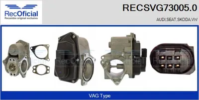 Válvula EGR Vw TOURAN · Audi A3 · Vw GOLF V
