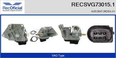 Válvula EGR Vw TOURAN · Audi A3 · Seat ALTEA