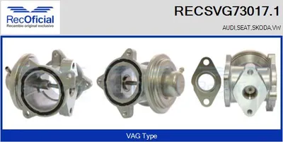 Válvula EGR Audi A2 · Skoda FABIA I · Skoda FABIA I Combi