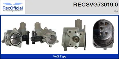 Válvula EGR Vw TOUAREG · Vw TRANSPORTER T5 Platform/Chassis (7JD, 7JE, 7JL, 7JY, 7JZ, 7F · Vw TRANSPORTER T5 Van
