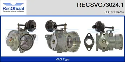 Válvula EGR Skoda FABIA I · Vw POLO IV · Seat IBIZA III