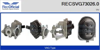 Válvula EGR Vw CRAFTER 30-35 Bus · Vw CRAFTER 30-50 Van · Vw CRAFTER 30-50 Platform/Chassis