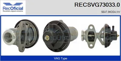 Válvula EGR Seat CORDOBA · Vw POLO III · Vw GOLF III
