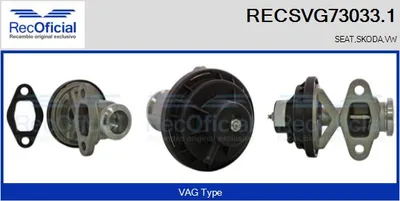 Válvula EGR Seat CORDOBA · Vw POLO III · Vw GOLF III