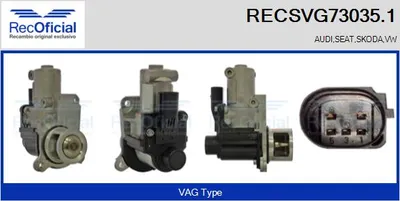 Válvula EGR Vw POLO IV · Vw TOURAN · Audi A3