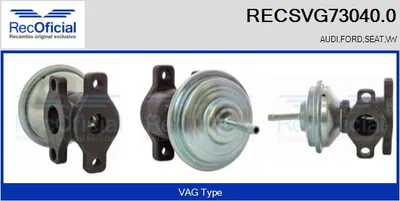 Válvula EGR Audi A4 B5 · Audi A6 C4 · Vw PASSAT B3/B4