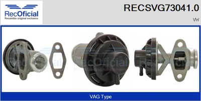 Válvula EGR Vw GOLF V · Vw CADDY III Box Body/MPV · Vw CADDY III MPV