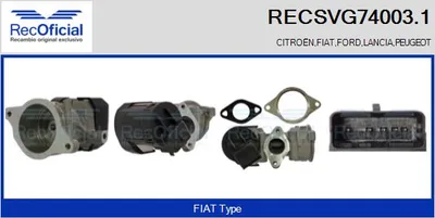 Válvula EGR Peugeot 607 · Peugeot 307 · Peugeot 307 SW
