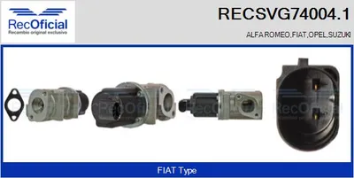 Válvula EGR Opel ASTRA H · Opel ASTRA H Estate · Opel ASTRA H GTC