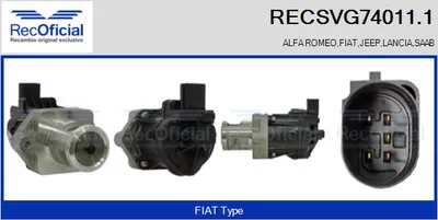 Válvula EGR Saab 9-3 · Saab 9-3 Convertible · Fiat IDEA