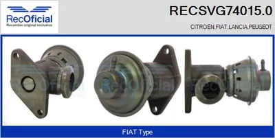 Válvula EGR Peugeot 806 · Citroën XANTIA · Citroën EVASION MPV