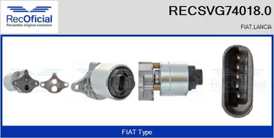 Válvula EGR Lancia DEDRA · Fiat TEMPRA · Fiat TEMPRA S.W.