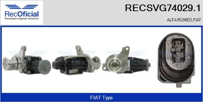 Válvula EGR Alfa Romeo GIULIETTA · Fiat DOBLO Bus · Fiat DOBLO Cargo