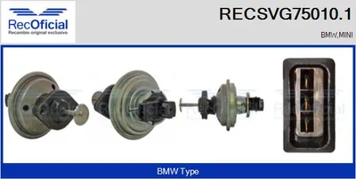 Válvula EGR Bmw 5 · Bmw 5 Touring · Bmw X3