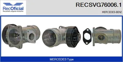 Válvula EGR Mercedes-Benz A-CLASS · Mercedes-Benz VANEO