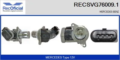 Válvula EGR Mercedes-Benz C-CLASS · Mercedes-Benz C-CLASS Coupe · Mercedes-Benz C-CLASS T-Model