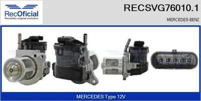 Válvula EGR Mercedes-Benz VIANO · Mercedes-Benz VITO Bus · Mercedes-Benz VITO / MIXTO Van