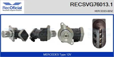 Válvula EGR Mercedes-Benz S-CLASS · Mercedes-Benz E-CLASS · Mercedes-Benz E-CLASS T-Model
