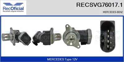 Válvula EGR Mercedes-Benz VIANO · Mercedes-Benz VITO Bus · Mercedes-Benz VITO / MIXTO Van