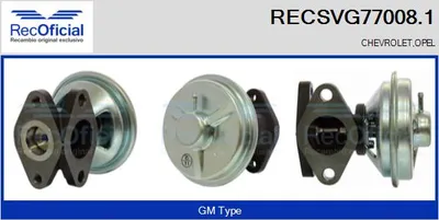 Válvula EGR Opel ANTARA A · Chevrolet EPICA · Chevrolet CAPTIVA
