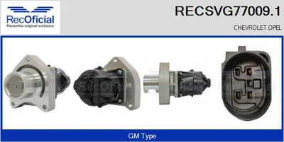 Válvula EGR Opel ANTARA A · Chevrolet CAPTIVA · Chevrolet CRUZE