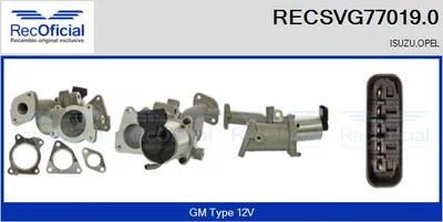 Válvula EGR Opel ASTRA H · Opel ASTRA H Estate · Opel ASTRA H GTC