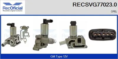 Válvula EGR Opel ASTRA G Hatchback · Opel ASTRA G Estate · Opel ASTRA G Saloon