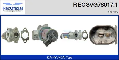 Válvula EGR Hyundai PORTER Platform/Chassis · Hyundai PORTER Van