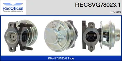 Válvula EGR Hyundai TERRACAN