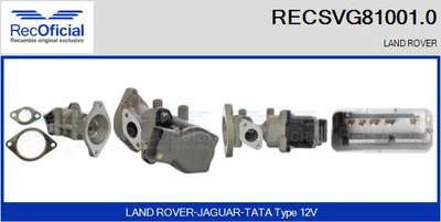 Válvula EGR Land Rover DISCOVERY III · Land Rover DISCOVERY IV