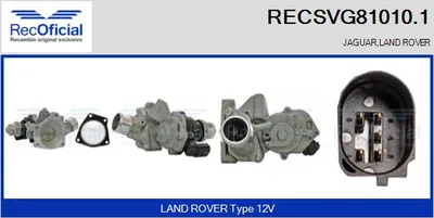 Válvula EGR Land Rover RANGE ROVER IV · Land Rover RANGE ROVER SPORT II · Jaguar XF II